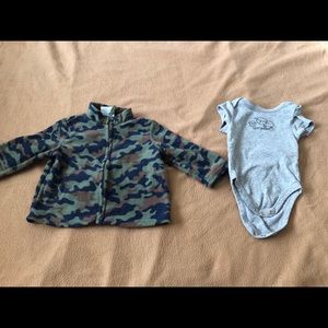 Baby’s fleece sweater